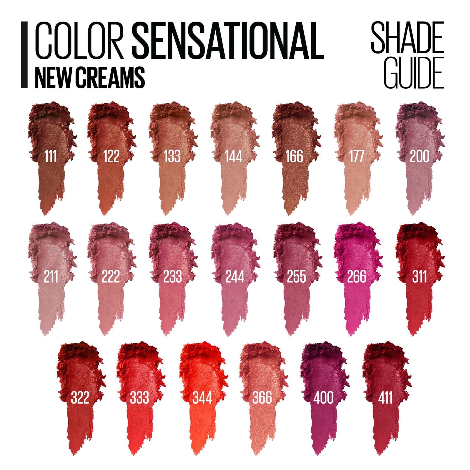 Les crémeux, Maquillage rouge à lèvre fini crémeux Une couleur si vive, des lèvres si douces