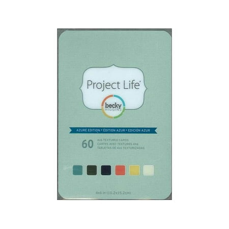 Project Life 4"x6" Textured Cardstock 60