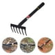 thumbnail image 2 of WORGEOUS 1pc Garden Rake Manganés Steel Rake Cultivation Herramienta Arado Rastrillo de malezas, 2 of 7