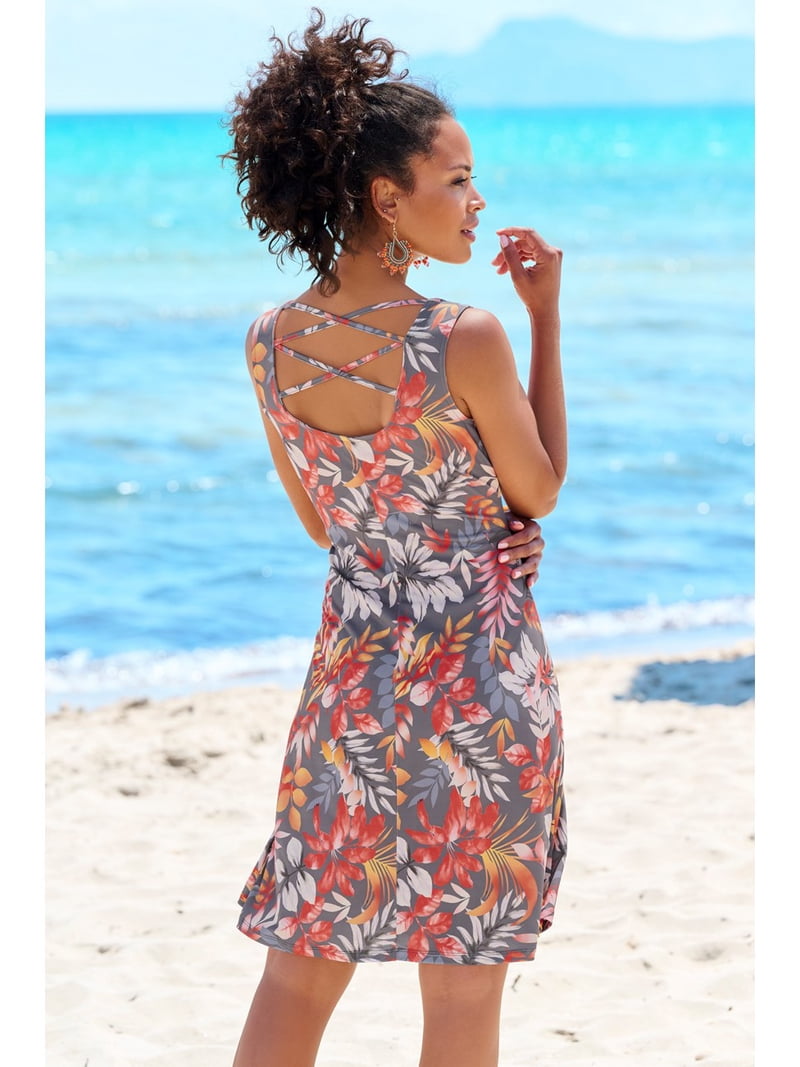 lascana beach dress LASCANA Women's Sleeveless Maxi Dress Strap