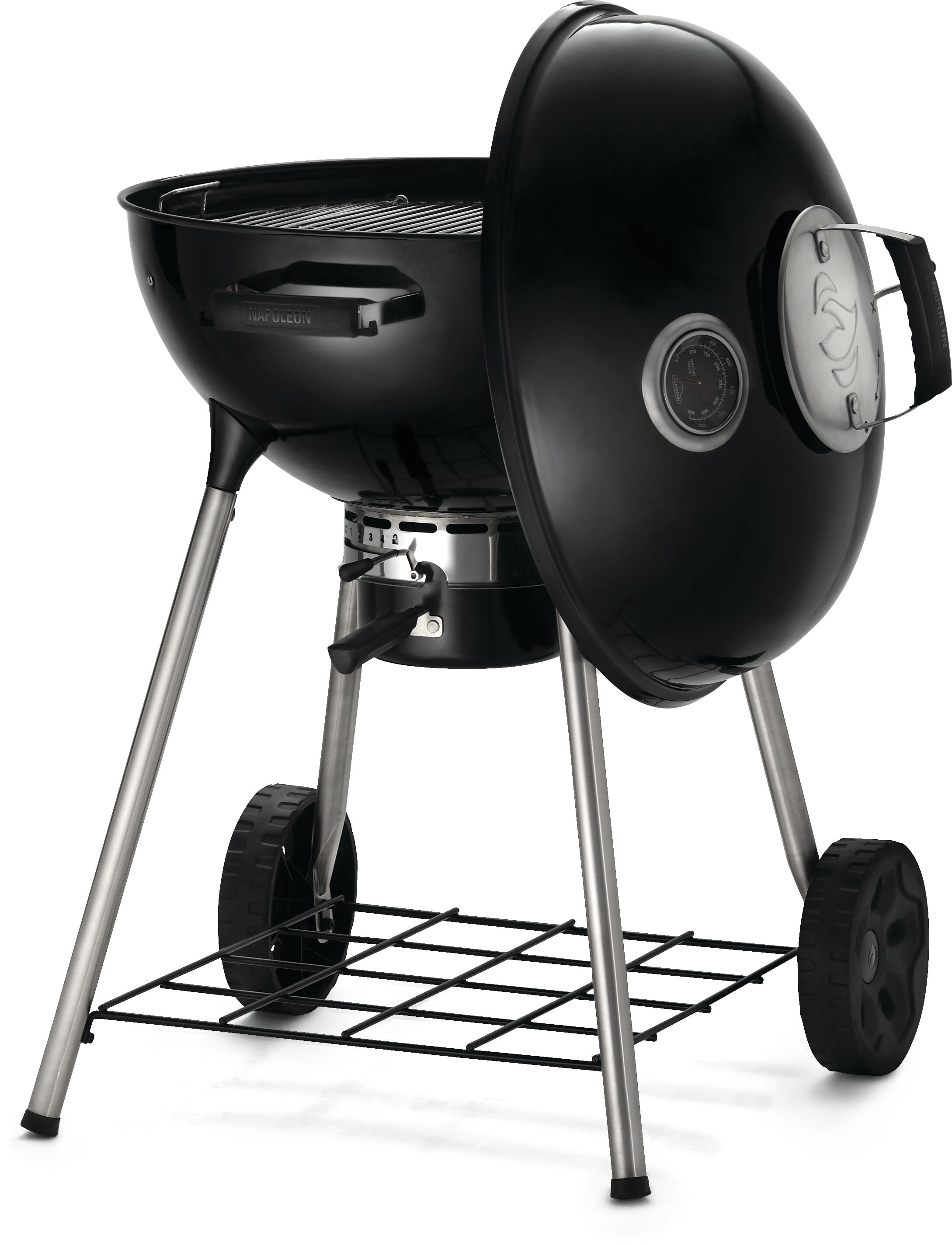 NAPOLEON 22 in. Kettle Charcoal Grill in Black