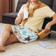 thumbnail image 5 of Balery Cute Pug Dogs Pantalones cortos de pijama de punto de algodón para hombre con cinturilla y bolsillos-Medium, 5 of 6