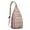 Pink-37, variant on Vintage Checkered Chest Bag - Retro Plaid Print Sling Backpack with Adjustable Strap (Timeless Checkerboard Design, Multi-Pocket Organization)