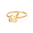 thumbnail image 1 of Initial Letter Rings For Women Gold Color Stainless Steel A-Z Letter Adjustable Ring Aesthetic Wedding Fashion Jewelry Gift BFF, 1 of 5
