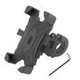 thumbnail image 1 of Mobile Phone Holder No Button Blocking Anti-skid Four Corner Locking Convenient Operation Cellphone Containing Bicycle Phone Rack, 1 of 10