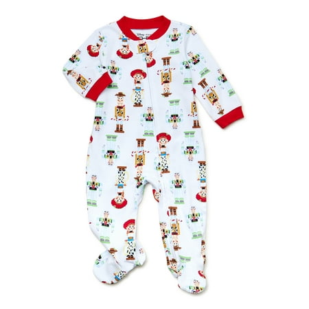 

Toy Story Baby Boys and Girls Unisex Woody and Buzz Holiday Blanket Sleeper Sizes NB-9M