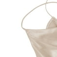 thumbnail image 4 of Amazhiyu Womens Spaghetti Strap Tank Tops Casual Summer V Neck Sleeveless Camisole Silk Satin Cami Top, 4 of 7