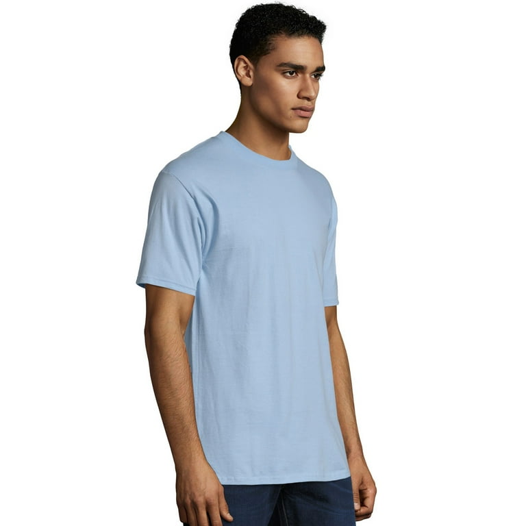 Hanes Beefy-T Unisex Short Sleeve T-Shirt Natural L