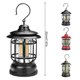 thumbnail image 3 of SZTXJ Portable Retro Camping Lamp Battery Campfire with Hook for Hiking Fishing Black, 3 of 5