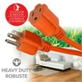 thumbnail image 3 of Elink - Indoor/Outdoor Extension Cord, 10 Feet Length, Orange, 3 of 3