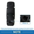 thumbnail image 4 of Interruptor de ventana eléctrica delantero izquierdo Unique Bargains para Dodge Charger Journey 2011-2016 No.56046822AC, 4 of 7