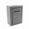 thumbnail image 1 of Classic Metal Box,Donation Box,Secure Collection Box,Ballot Box,Ticket Box,Easy Wall Mount 15609, 1 of 5