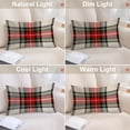 thumbnail image 6 of Scottish Tartan Throw Pillow Covers,Green Wool Plaid Symmetric Square Fashion Decorative Pillow Covers Digital Printing Blended Fabric for Couch Sofa Bed Invisible Zipper 12X20 in, 6 of 6