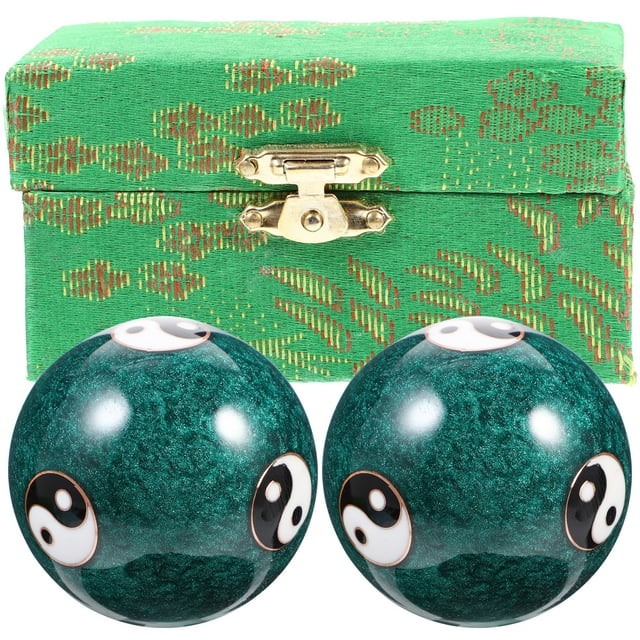 Hemoton 2Pcs Handheld Massage Balls Hand Playing Balls Hand Rolling