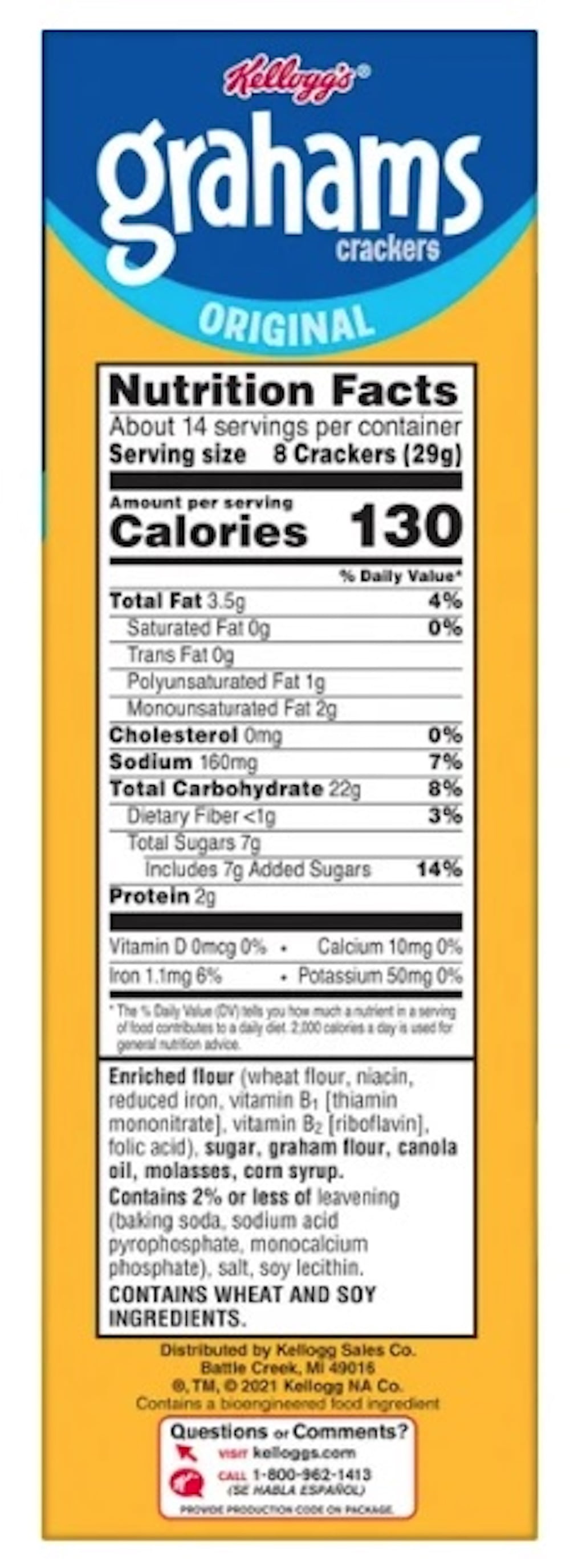 Kellogg's Graham Crackers Original 15 oz (Pack of 3)