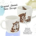 thumbnail image 3 of Royal Worcester Wrendale Design Bedtime Kisses 14 Ounce Bone China Mug - Foxes, 3 of 7