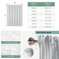 thumbnail image 6 of Vintage Stripes Tie Up Curtains for Windows, Balloon Window Shades, Retro Minimalist Lines Pattern Light Blue Kitchen Window Treatments Roll Up Curtain for Basement/Nursery 52"x45", 6 of 8