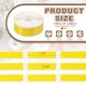 thumbnail image 2 of Etiquetas de Almacenamiento de Alimentos Uxcell 0.63 x 1.97 Pulgadas, 3 Rollos (130pcs por Rollo) Marcador Adhesivo de Papel para Refrigeradores, Tarros, Botellas, Contenedores, Rosa/Amarillo/Blanco, 2 of 6