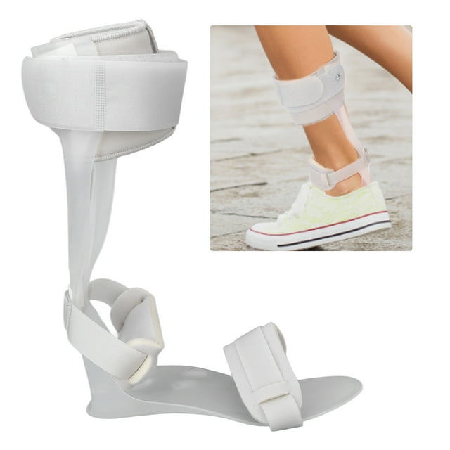 Ankle Foot Orthosis Support, Foot Drop Splint Lightweight Low Arch Easy Wear Ultra Thin for Daily Use for Nerve Palsy for Weak Plantar Muscles Left,Right