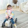 thumbnail image 6 of Esaierr Baby Boys Girls Winter Lightweight Puffer Jacket Toddler Hooded Water-Resistant down Coats Rainbow Packable Cotton Outwear 9 Months-6 Years, 6 of 9