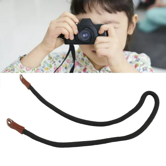 Camera Strap For DSLR SLR Quick Release Buckles, Adjustable Length, Universal Mounting With Soft Cotton Cord, Multiple Carrying Options, Round Rope Design, Suitable For All Cameras