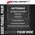 thumbnail image 3 of Polisport Motocross (MX) Replica Plastics Side Panels for Yamaha YZ 125/250 (2022-26), 125X/250X (2024-26) Dirt Bike – OEM Quality, Durable, Flexible & Perfect Fit – Black, 3 of 8