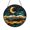 Acrylic 3.5 Inch, variant on Moonlit Night Sky Stained Glass Window Decor, Celestial Nature Suncatcher For Peaceful Spaces