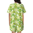 thumbnail image 3 of Lsque Kiwi Lemon Women's Short-Sleeved Pajama Set - 2 Piece Soft and Lightweight Sleepwear Set-4X-Large, 3 of 9