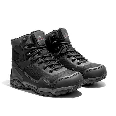 

Nortiv 8 Men s Mid Fashion Comfort Trekking Boots Outdoor Waterproof Ankle Hiking Work Shoes Us Js19005M Black Size 7.5