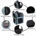 thumbnail image 3 of Apollo Walker Mochila transportadora para mascotas para gatos y perros grandes/pequeños, cachorros, características de seguridad y respaldo acolchado para viajes, senderismo, uso al aire libre, 3 of 5