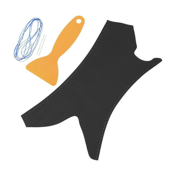 Left Side Car Interior Door Handle Cover for BMW 3 Series E90 E91 E92 E93 M3 04-12 Faux Leather Black