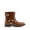 BROWN, variant on DREAM PAIRS Toddler/Little Girls’ Slip-On Ankle Booties Casual Fall Winter Shoes