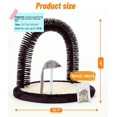 thumbnail image 2 of Cepillo con forma de arco Happi N Pets, autoaseo para gatos, con almohadilla de sisal, 2 of 7