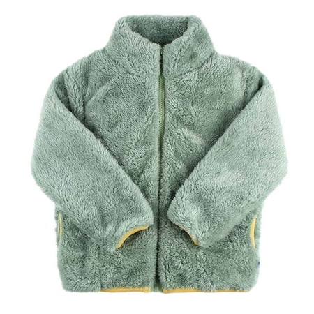 

Dadaria Baby Boys Girls Clothes Newborn Winter Outfits 18Months-9Years Toddler Kids Gril Cute Ear Buttons Solid Thick Coat Warm Outwear Green 3-4Years Toddler