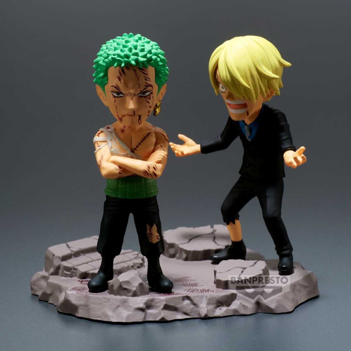 Banpresto - One Piece - World Collectable Figure: Log Stories - Roronoa Zoro & Sanji "...NOTHING...AT ALL!!!!"