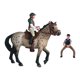 thumbnail image 5 of Figura de acción de caballo de PVC con jinete, modelo de simulación, colección educativa Estilo A, 5 of 9