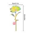 thumbnail image 2 of JASKFLY Colorful Luminous Rose Artificial Flower with Colorful LED Lights Perfect for Gift Giving and Home Decor Yellow, 2 of 9