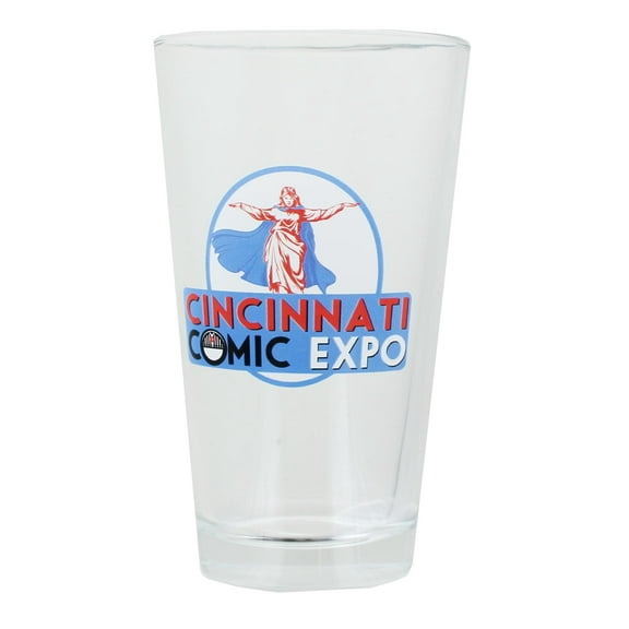 Cincinnati Comic Expo Logo 16oz Pint Glass