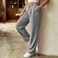 thumbnail image 4 of Posijego Women's Corduroy Pants High Waisted Wide Leg Pants Ladies Business Casual Dress Vintage Pants with Pockets, 4 of 7