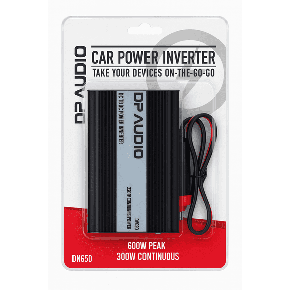 DP Audio Video 600 Watt DC to AC Car Power Inverter
