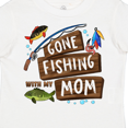 thumbnail image 4 of Inktastic Gone Fishing with My Mom Boys or Girls Toddler T-Shirt, 4 of 5