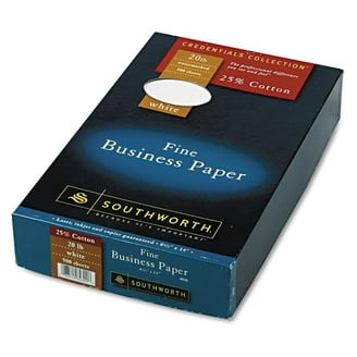 Southworth 403CR 25% Cotton Business Paper, 20 Lbs., 8-1/2 X 11, White
