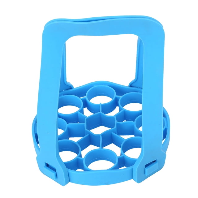 Rejilla para vaporizador de huevos yuxing silicona 9 orificios almohadilla aislamiento térmico azul