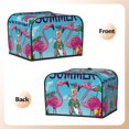 thumbnail image 3 of Daiia Beach Flamingo Trio Pattern 4 slice Toaster Cover, Toaster Appliance Dust-proof Cover For Kitchen Small Appliance Dust Cover and Fingerprint Protection, 3 of 7