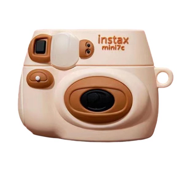 T Gift Of compatible Baseus W04 Headset Case Cartoon Camera Shape Silicone Earphone Protection Cover