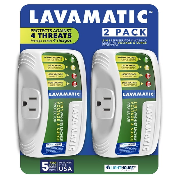 Protector de voltaje y sobretensión Lavamatic WS-10521 para lavadoras