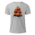 thumbnail image 5 of Delliss Men's Crew Neck Pumpkin Print Top Classic Blouse M-4XL, 5 of 5
