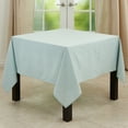 thumbnail image 3 of Saro Lifestyle Cotton Blend Tablecloth with Stitched Line Design Grey 65"x160" Oblong, 3 of 5