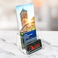 thumbnail image 4 of Trifold Brochure Holder w/ Business Card Pocket. Inside Dimension: 4.125"W, 4 of 5