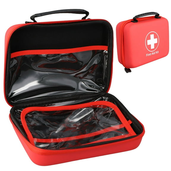 Waterproof First Aid Kit, Compact EVA First Aid Case Designed for Family Emergency Care, Travel, Outdoor, Home, Office, Camping, Hiking, Car